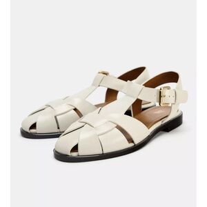 NWT Zara fisherman sandals size 6.5